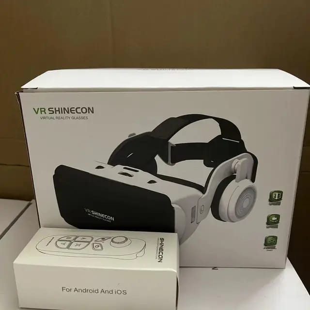 3D VR glasses Box with Remote control virtual reality 3D VR Headset for Smartphone S4463310 - Tuzzut.com Qatar Online Shopping