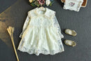 High quality's, SUMMER clothing party dress fashion baby girls kids fashion lace sleeve dresses long X798579 - Tuzzut.com Qatar Online Shopping