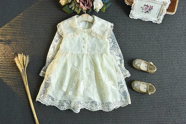 High quality's, SUMMER clothing party dress fashion baby girls kids fashion lace sleeve dresses long X798579