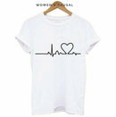 New Summer Love Printed Women's Short Sleeve Causal T-Shirts - Tuzzut.com Qatar Online Shopping