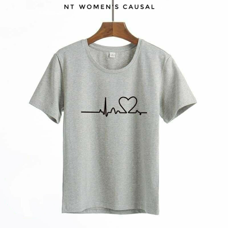 New Summer Love Printed Women's Short Sleeve Causal T-Shirts New Summer Love Printed Women's Short Sleeve Causal T-Shirts