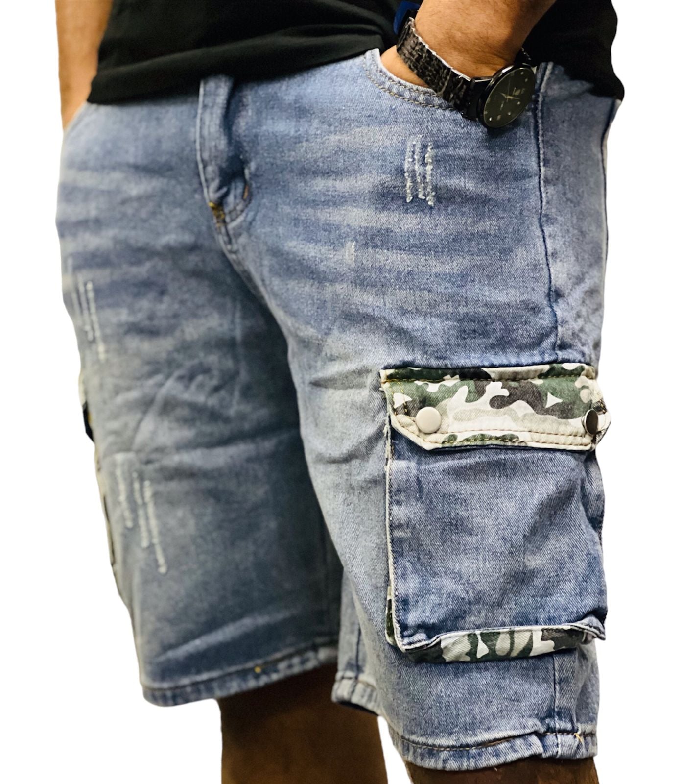 Men's Fashion Denim Shorts X4512811 Men's Fashion Denim Shorts X4512811