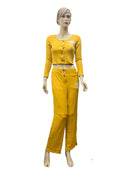 2 Pcs Women's Fashion Top & Pant Set X4365984 - Tuzzut.com Qatar Online Shopping