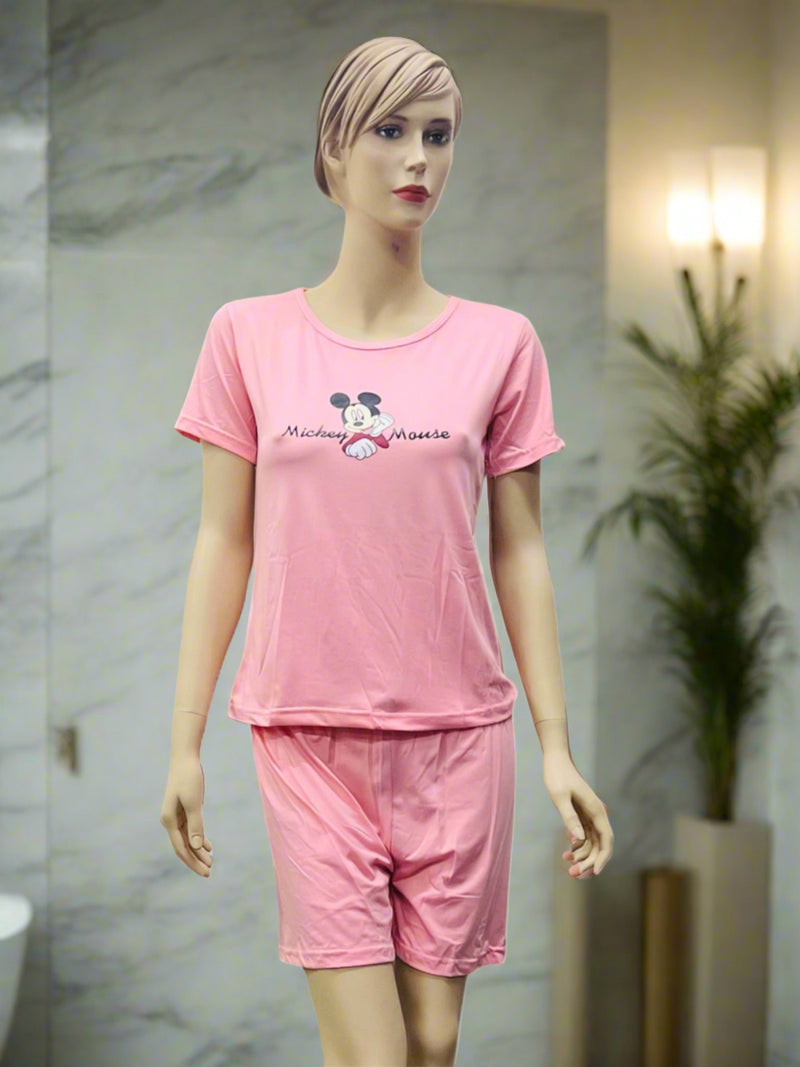 2 Pcs Nightwear T-Shirt & Shorts Set S3628448 - Tuzzut.com Qatar Online Shopping