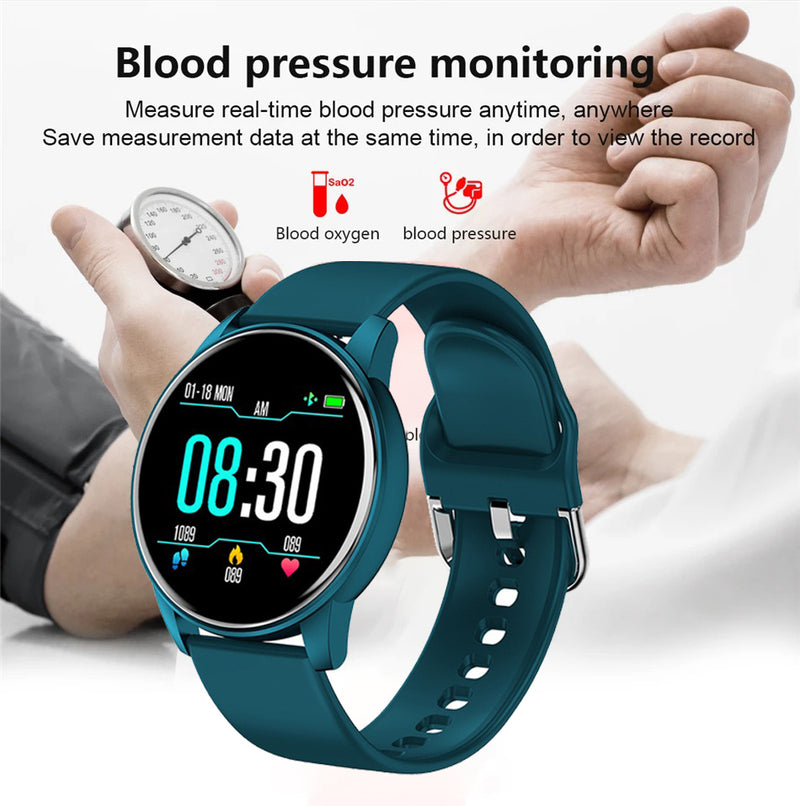 Women Smart Watch Real-time Weather Forecast Sport Fitness Heart Rate Monitor Ladies Fashion Smartwatch Men S4589795 - Tuzzut.com Qatar Online Shopping