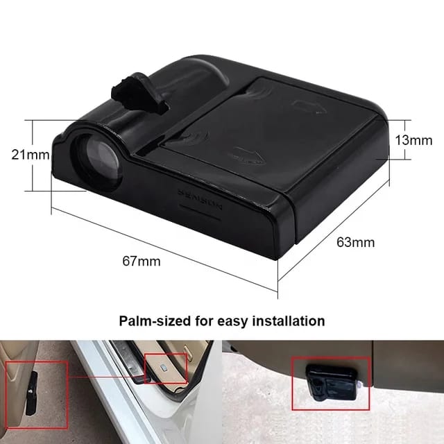 Wireless Paste Car Door Led Projector Logo Light Courtesy Door Lights Logo Welcome Lights S930620 - Tuzzut.com Qatar Online Shopping