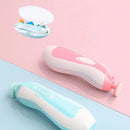 Kids Baby Nail Trimmer Electric Baby Manicure Pedicure Nail Clipper Cutter Scissors Care Set New Born - Tuzzut.com Qatar Online Shopping