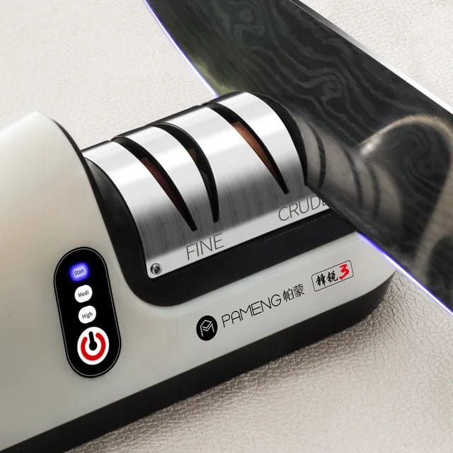 Hot sell Professional Electric Knife Sharpener for Straight Knives Quickly Sharpening Repair Restore Polish Blades Precision S3142265 - Tuzzut.com Qatar Online Shopping