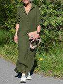ZANZEA Fashion Women Summer Casual Long Shirt Dress Robe Femme Vestido S3798123 - Tuzzut.com Qatar Online Shopping