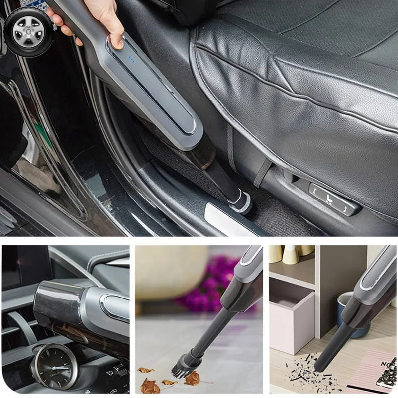 Strong Handheld Wireless Car Vacuum Cleaner for Home Appliances Portable Cleaning Catcher Auto Robot Car Accessories JB-80 - Tuzzut.com Qatar Online Shopping