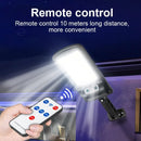 Outdoor Solar Garden Light 128COB LED Solar Street Light 3 Modes IP65 waterproof motion sensor solar wall light - Tuzzut.com Qatar Online Shopping