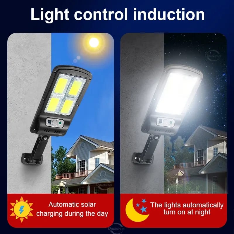 Outdoor Solar Garden Light 128COB LED Solar Street Light 3 Modes IP65 waterproof motion sensor solar wall light