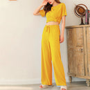 Women's Summer Cool Ice Silk Loose Pajama Homewear-SP205 - Tuzzut.com Qatar Online Shopping