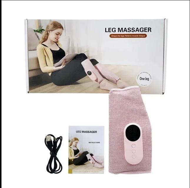 Leg Massager Blood Circulation Electric Vibrator Machine Relief Leg Pain Muscle Relaxation Arm Calf - Tuzzut.com Qatar Online Shopping