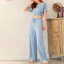 Women's Summer Cool Ice Silk Loose Pajama Homewear-SP205 - Tuzzut.com Qatar Online Shopping