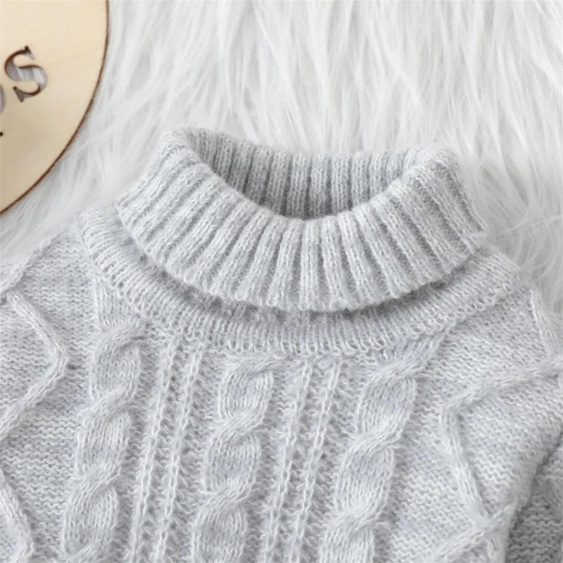 Boys' Long Sleeve Sweaters , Girls' Athletic Sweaters Turtleneck Knitwear 20150455