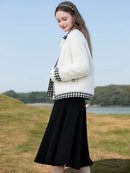 Winter Coat For Women Fleece Parkas Warm Thicken Jacket Elegant Single Breasted Outerwear 20189603 - Tuzzut.com Qatar Online Shopping