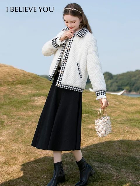 Winter Coat For Women Fleece Parkas Warm Thicken Jacket Elegant Single Breasted Outerwear 20189603