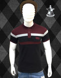 Urban Dominance Collar Pattern T-shirt AMG003