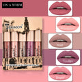 5pcs/set Waterproof Lipstick Sexy Vampire Lip Stick Matte Velvet Lipstick Lips Makeup Cosmetics Labiales Matte - Tuzzut.com Qatar Online Shopping