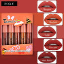 5pcs/set Waterproof Lipstick Sexy Vampire Lip Stick Matte Velvet Lipstick Lips Makeup Cosmetics Labiales Matte - Tuzzut.com Qatar Online Shopping