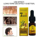 Ginger Hair Growth Essential Oil Serum Hair Regrowth 7 Days Anti-Loss Repair Strong Roots Hair Care - Tuzzut.com Qatar Online Shopping