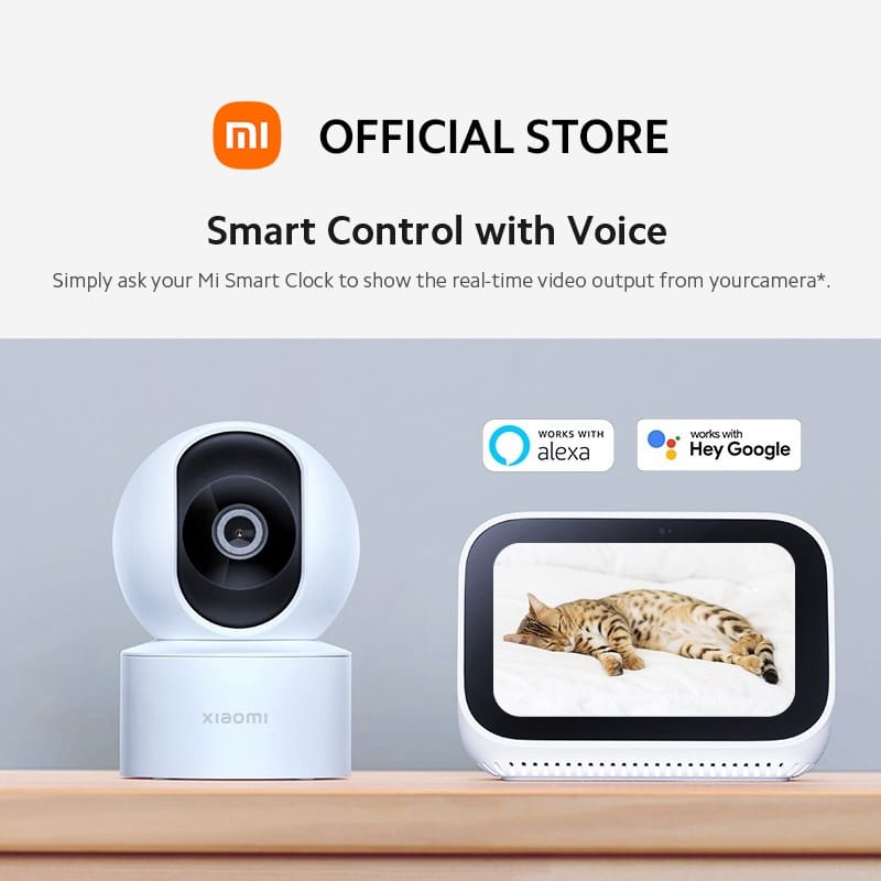 Xiaomi Smart Camera C200 360° full viewing coverage for your home security 1080p high resolution | 360° rotation | Infrared night vision | Human tracking - Tuzzut.com Qatar Online Shopping
