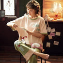 Women's Top & Pant Pajama Set - TK2447 - Tuzzut.com Qatar Online Shopping