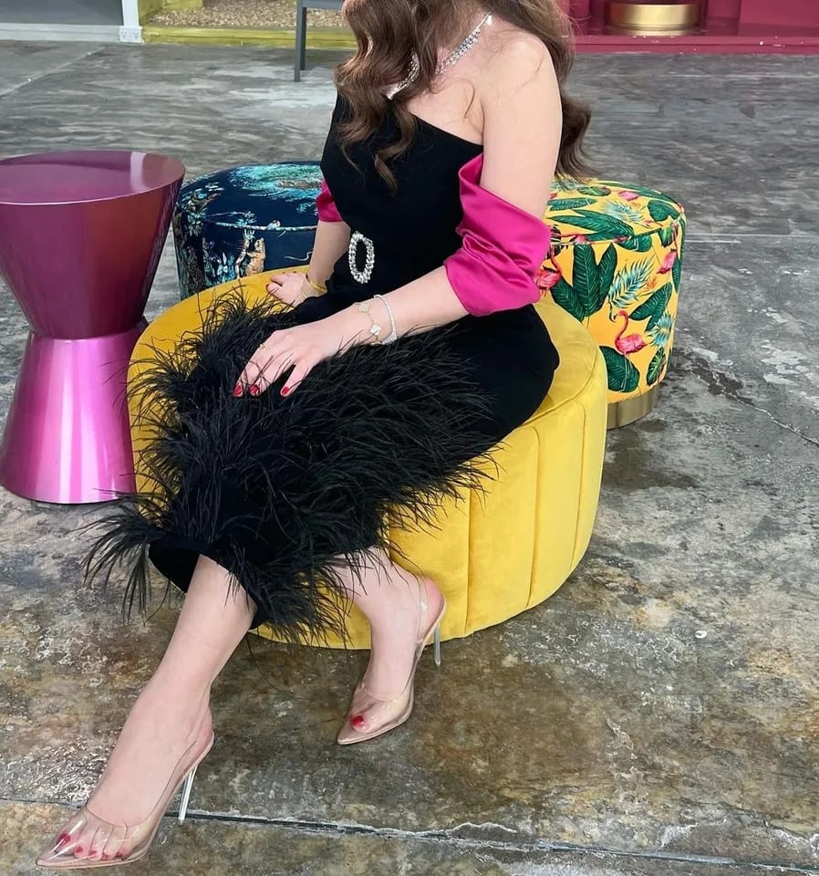 Arabia Jumpsuit Party Evening Dresses Off-The-shoulder Sash Feather Ankle-Length Formal Occasion Dresses Vestidos 070639875 Arabia Jumpsuit Party Evening Dresses Off-The-shoulder Sash Feather Ankle-Length Formal Occasion Dresses Vestidos 070639875