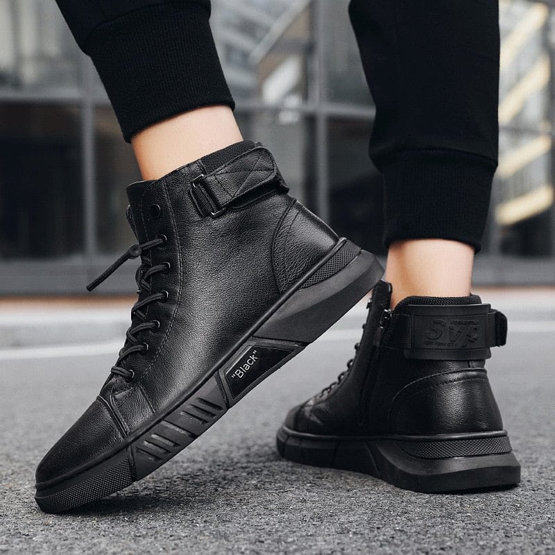 Hot Shoes Autumn Spring Boots Ankle Boots Boots High-top Shoes Men S4699957