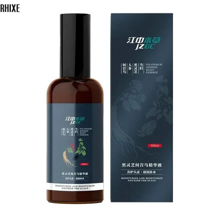 RHIXE Ganoderma Atrum Polygonum multiflorum White to Black Serum Nourish hair roots Hair Care 100ml RHIXE Ganoderma Atrum Polygonum multiflorum White to Black Serum Nourish hair roots Hair Care 100ml