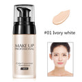 Foundation Soft Nature Long Wear Oil Control Concealer Liquid Foundation Cream 40ml - Tuzzut.com Qatar Online Shopping