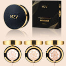 MZV Foundation Air Cushion Cream with Replacement Full Cover Oil Control Waterproof Face Base Makeup Banzou Concealer - Tuzzut.com Qatar Online Shopping