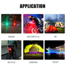 2 Pcs Set Multicolor LED Aircraft Light Strobe Light For Helmets Airplane Drone Light, IP54, Rechargeable - Tuzzut.com Qatar Online Shopping