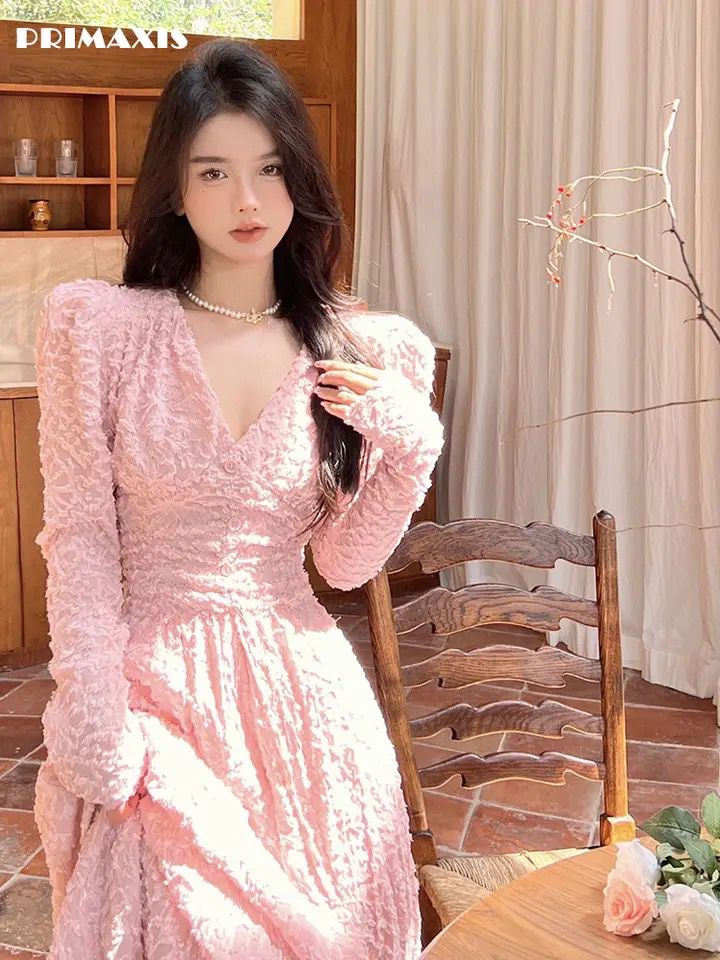 Long Skirts Woman Elegant Dress Women for Wedding Party V-neck Special Occasion Dresses for Women Luxury Designer French S X4478120