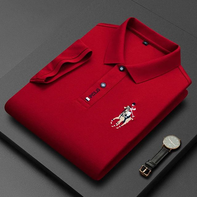 Men's Cotton Embroidered Business Short Sleeve POLO Shirt FT8890 Men's Cotton Embroidered Business Short Sleeve POLO Shirt FT8890