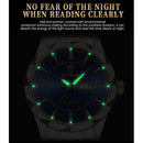 BINBOND Men's Tungsten Steel Watch with Calendar, Stylish Design S4802970 - Tuzzut.com Qatar Online Shopping