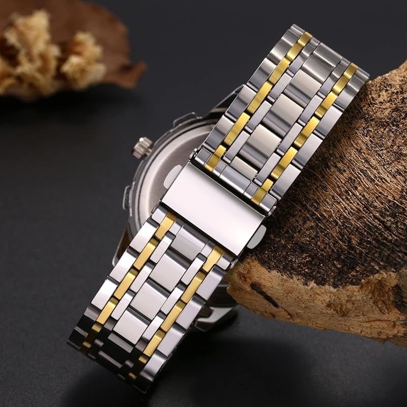 Fngeen Face Double Calendar Business Waterproof Quartz Watch W256071 Fngeen Face Double Calendar Business Waterproof Quartz Watch W256071