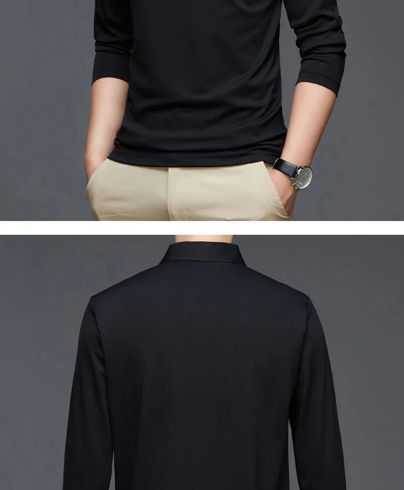 Men's Polo Shirt Solid Color Printing Polo Shirt Lapel Zip Up Long-Sleeve T-Shirt Casual Men's Tops L S4468768 Men's Polo Shirt Solid Color Printing Polo Shirt Lapel Zip Up Long-Sleeve T-Shirt Casual Men's Tops L S4468768