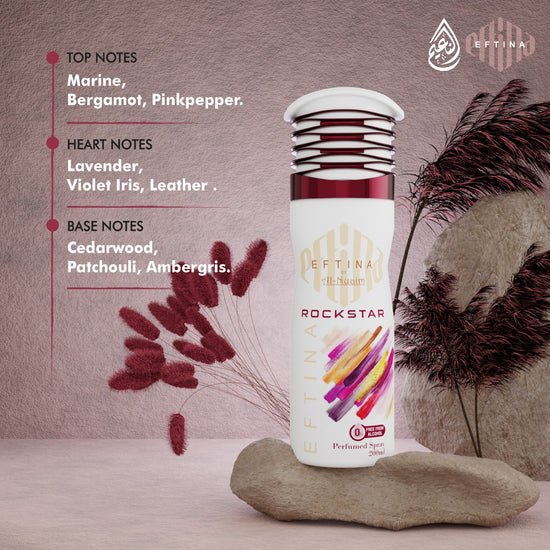 Al Nuaim Rockstar Non-Alcoholic Deodorant Perfumed Spray 200ml Al Nuaim Rockstar Non-Alcoholic Deodorant Perfumed Spray 200ml