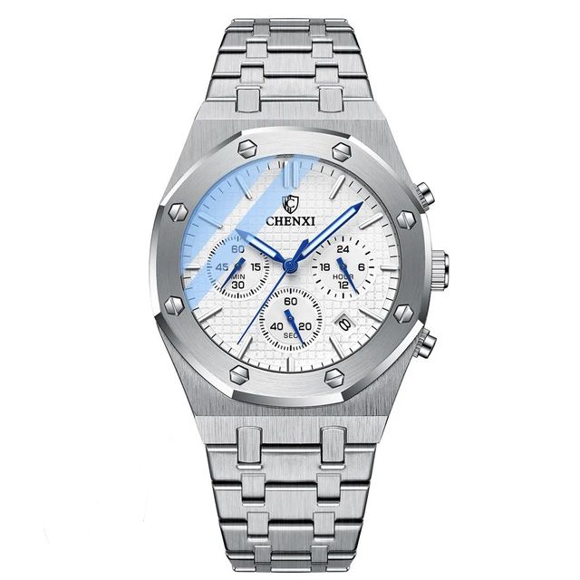 CHENXI 948 Fashion Business Top Luxury Brand Quartz Watch Men Stainless Steel Waterproof Wristwatch Relogio Masculino W31254 - Tuzzut.com Qatar Online Shopping