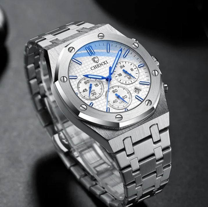 CHENXI 948 Fashion Business Top Luxury Brand Quartz Watch Men Stainless Steel Waterproof Wristwatch Relogio Masculino W31254 - Tuzzut.com Qatar Online Shopping