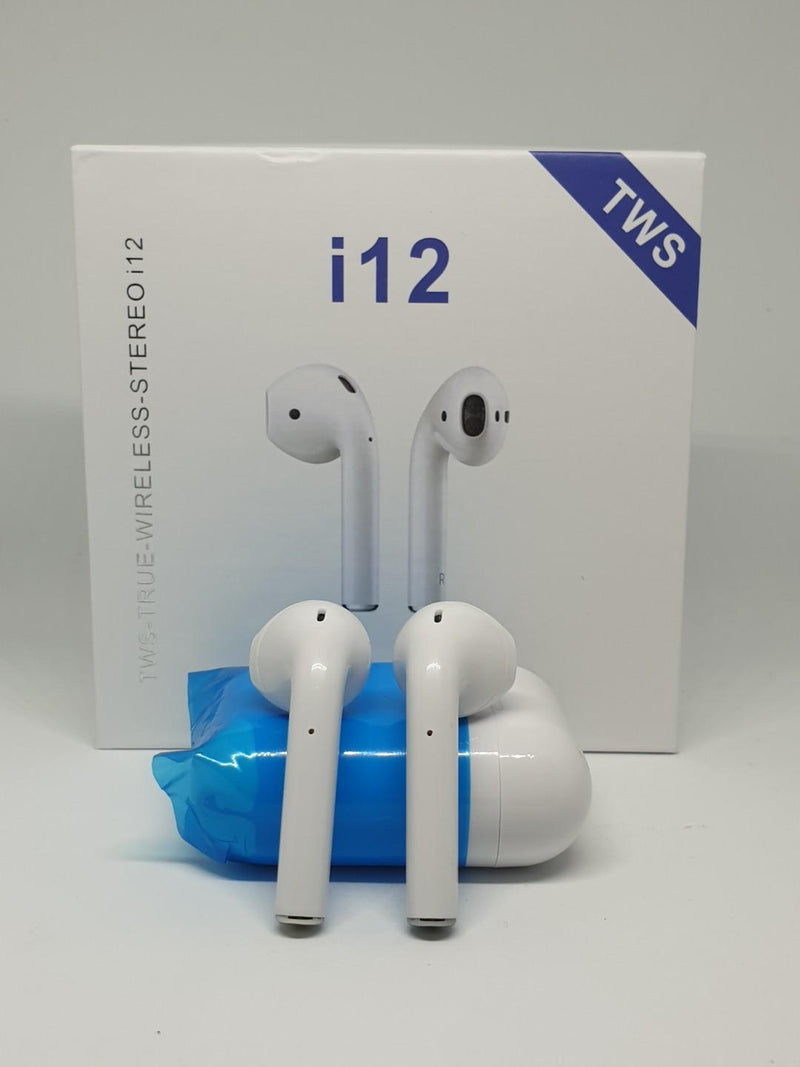 i12 True Wireless Bluetooth Headset 5.0 Touch Control Earbuds - Tuzzut.com Qatar Online Shopping