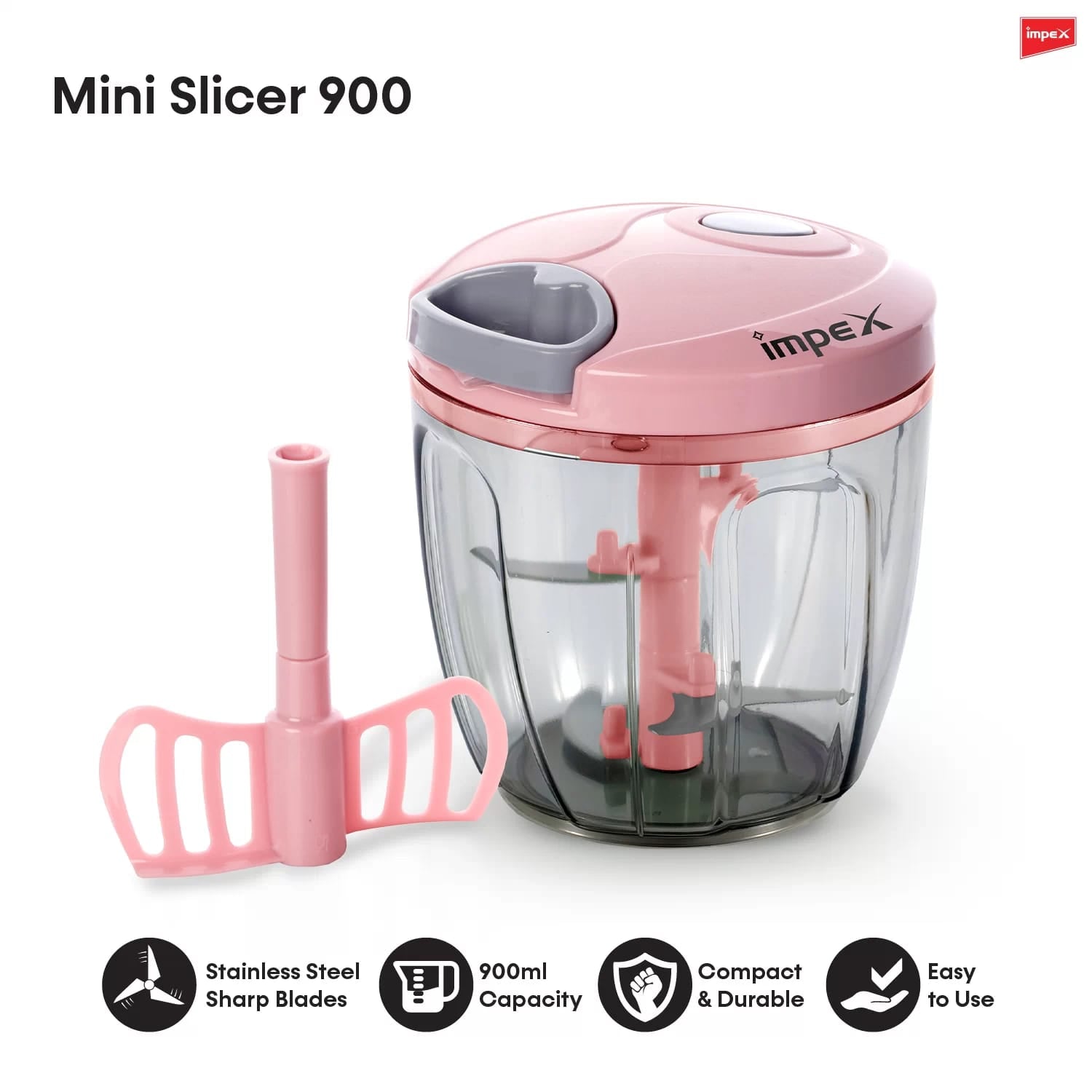 IMPEX MS 400 ML Mini Slicer With Stainless Steel Sharp Blades IMPEX MS 400 ML Mini Slicer With Stainless Steel Sharp Blades