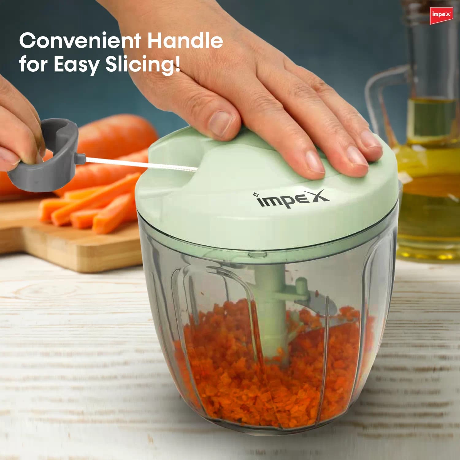IMPEX MS 400 ML Mini Slicer With Stainless Steel Sharp Blades IMPEX MS 400 ML Mini Slicer With Stainless Steel Sharp Blades