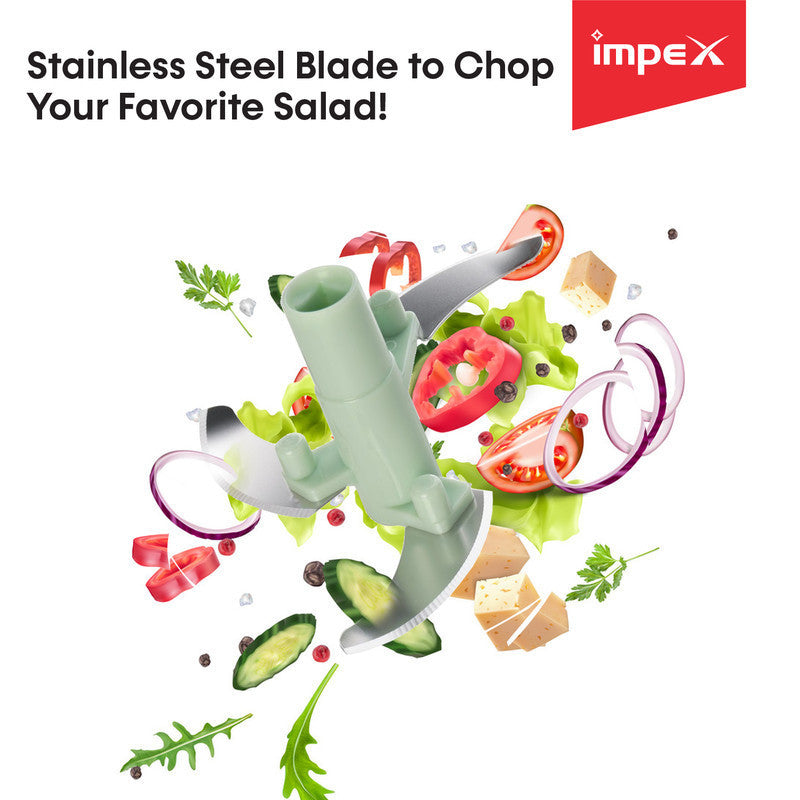 Impex MS 400 Ml Mini Slicer With Stainless Steel Sharp Blades