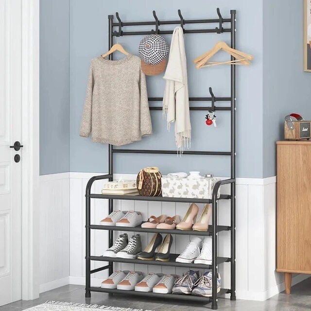 5 Tier Multi-Functional Shoe And Hat Rack 5 Tier Multi-Functional Shoe And Hat Rack