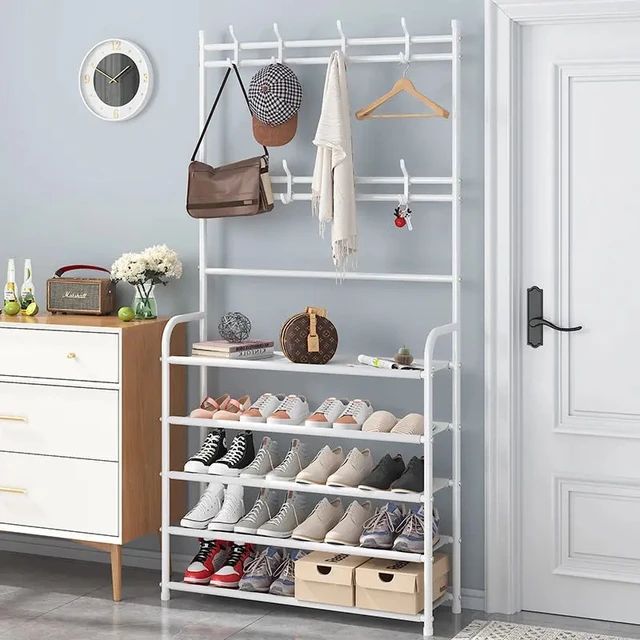 5 Tier Multi-Functional Shoe And Hat Rack 5 Tier Multi-Functional Shoe And Hat Rack