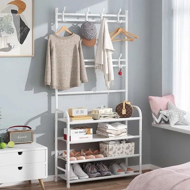 5 Tier Multi-Functional Shoe And Hat Rack 5 Tier Multi-Functional Shoe And Hat Rack