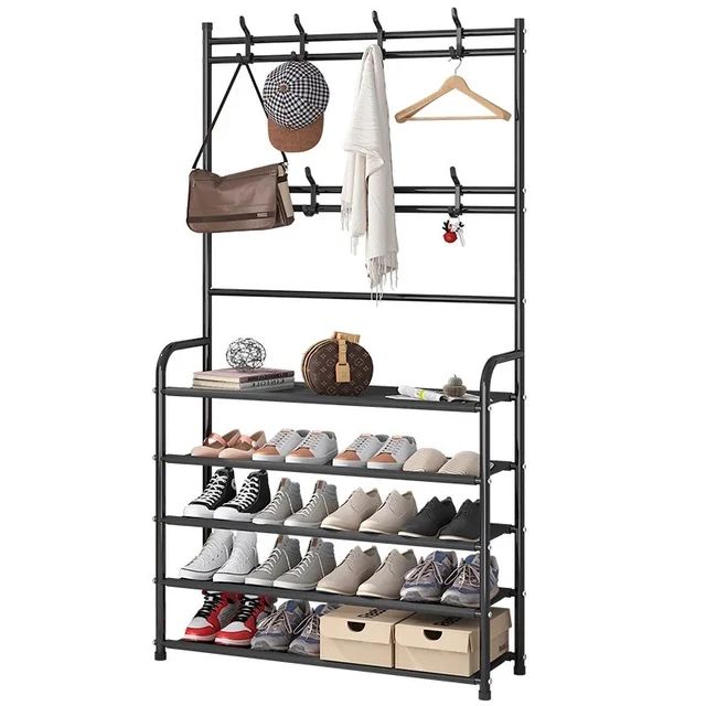 5 Tier Multi-Functional Shoe And Hat Rack 5 Tier Multi-Functional Shoe And Hat Rack